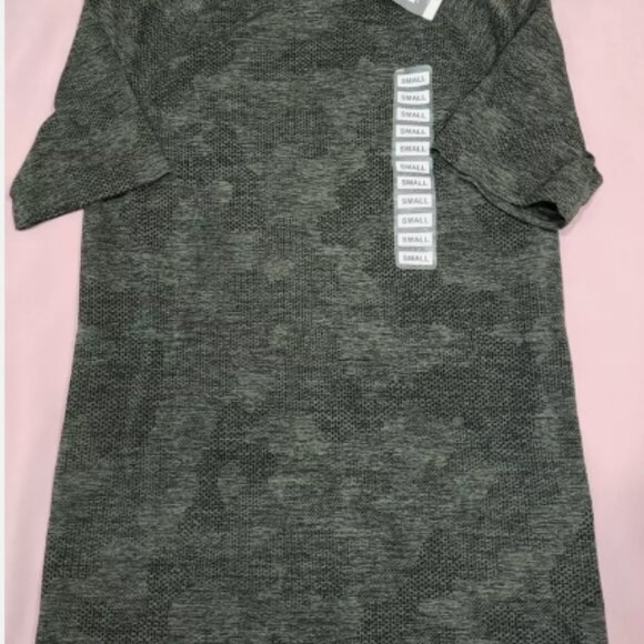 Member's Mark Men Work It Out Tee Olive Green Camo Size Small ~Wicking~Anti Odor - Picture 1 of 4